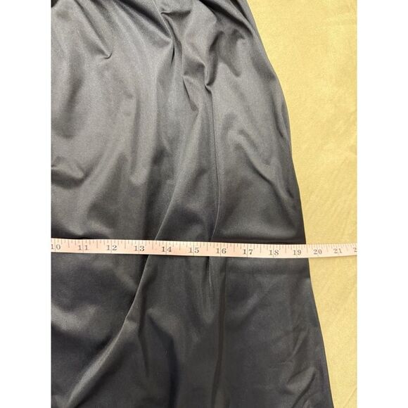 vanity fair black half slip. Classy Slit. Nylon. Women. Sz 2XL - Picture 11 of 11